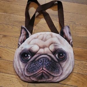 Pug Face Shoulder Bag